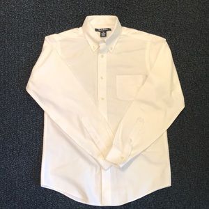 Boys L/S Brooks Brothers White Oxford